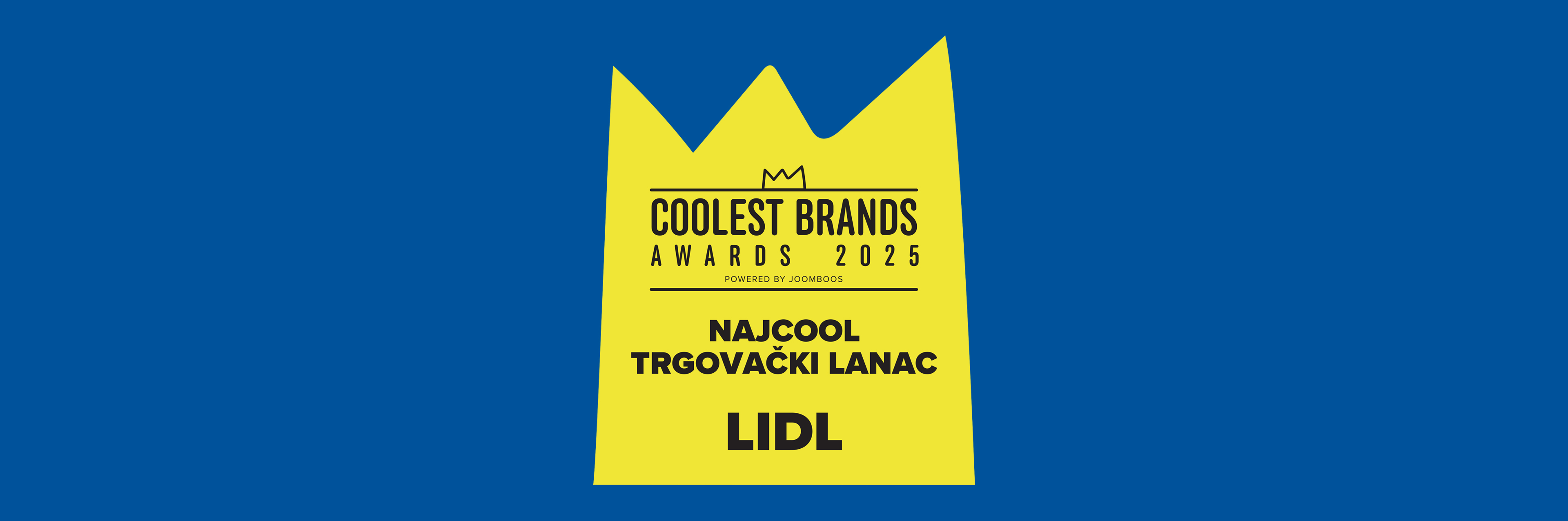 Lidl osvaja nagradu 'Najcool trgovački lanac' na Coolest Brands Awards 2025.