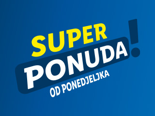 Super ponuda od ponedjeljka