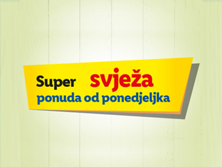 Super svježe od ponedjeljka