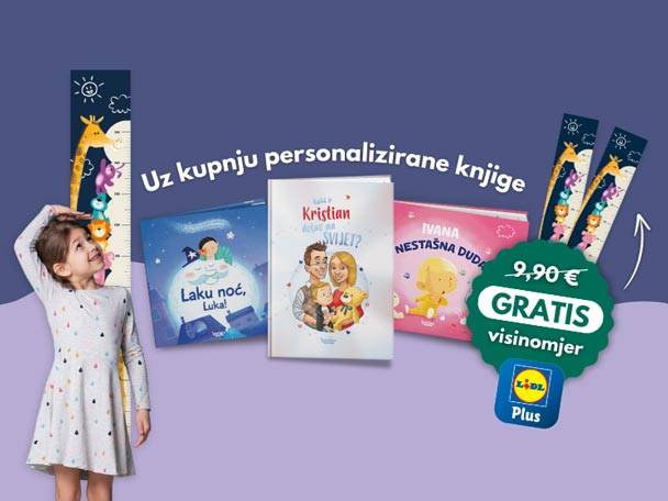 Uz kupnju personalizirene knjige